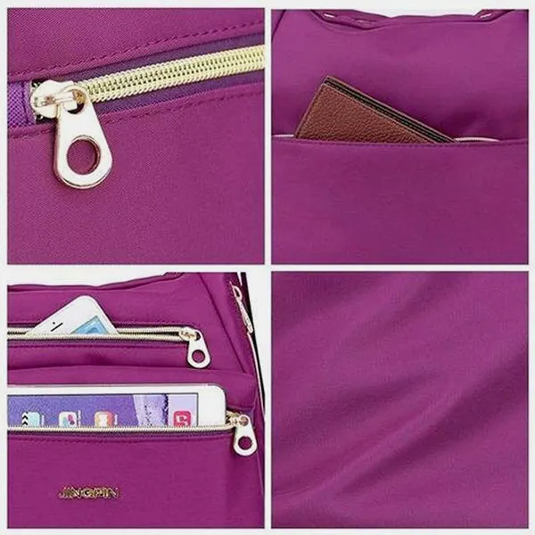 3-Ways Use Water-Resistant Crossbody Bag