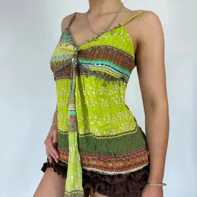 90s beaded cami top - Size S