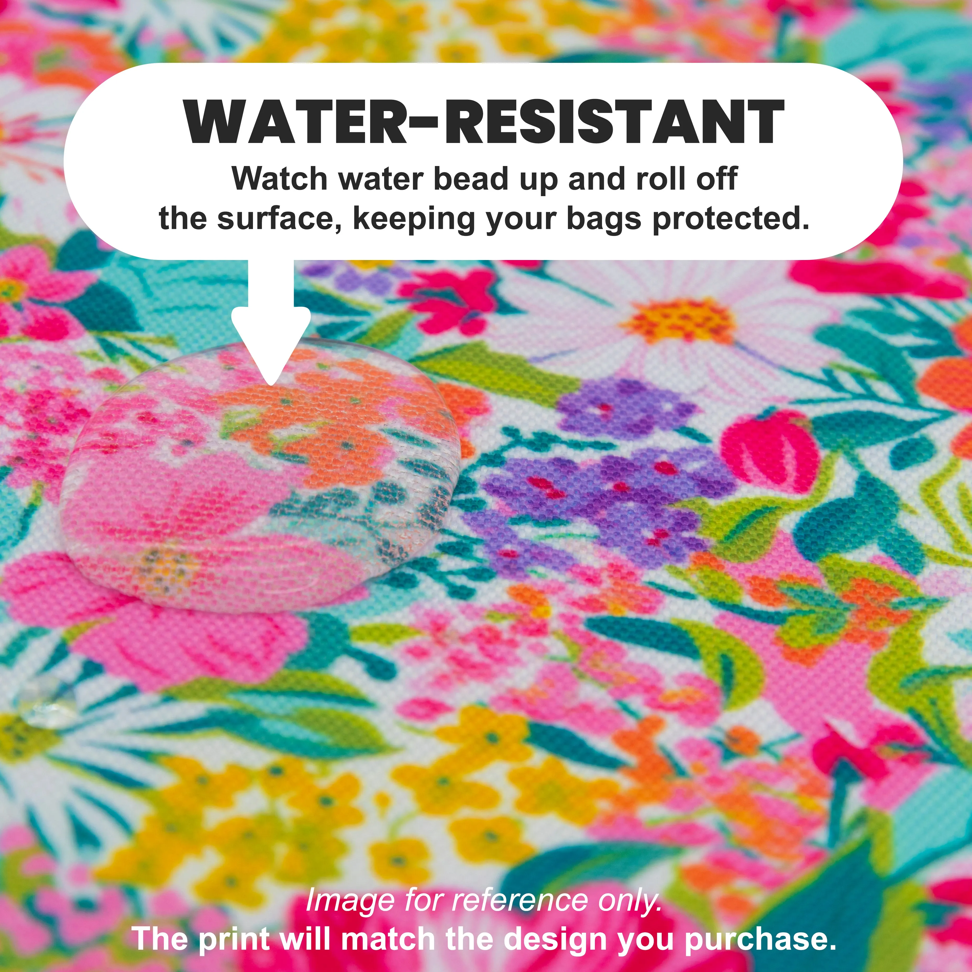 Amber Bloom Water-Resistant Canvas 18" x 58" Roll