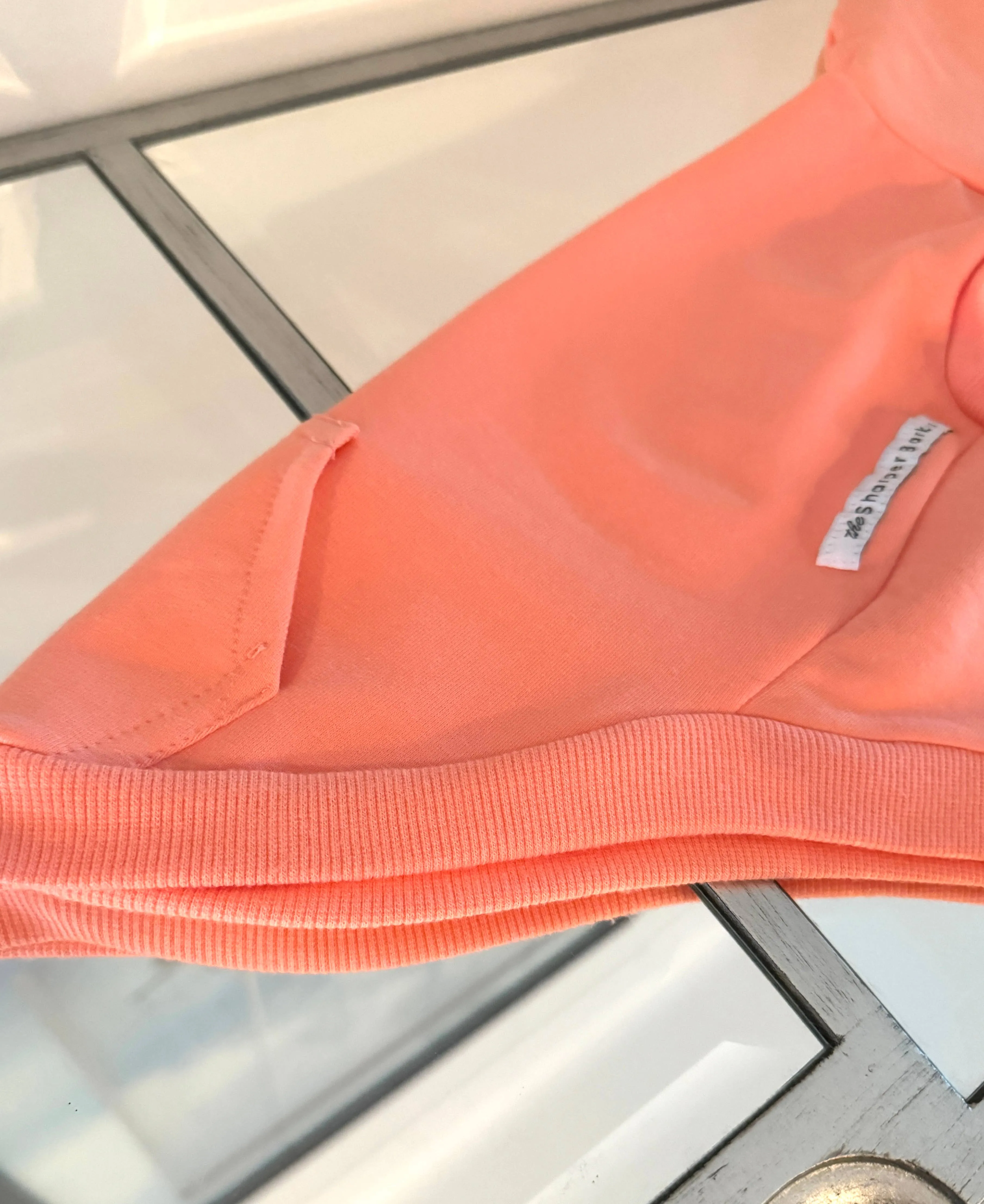 Bamboo Dog Hoodie - Peach