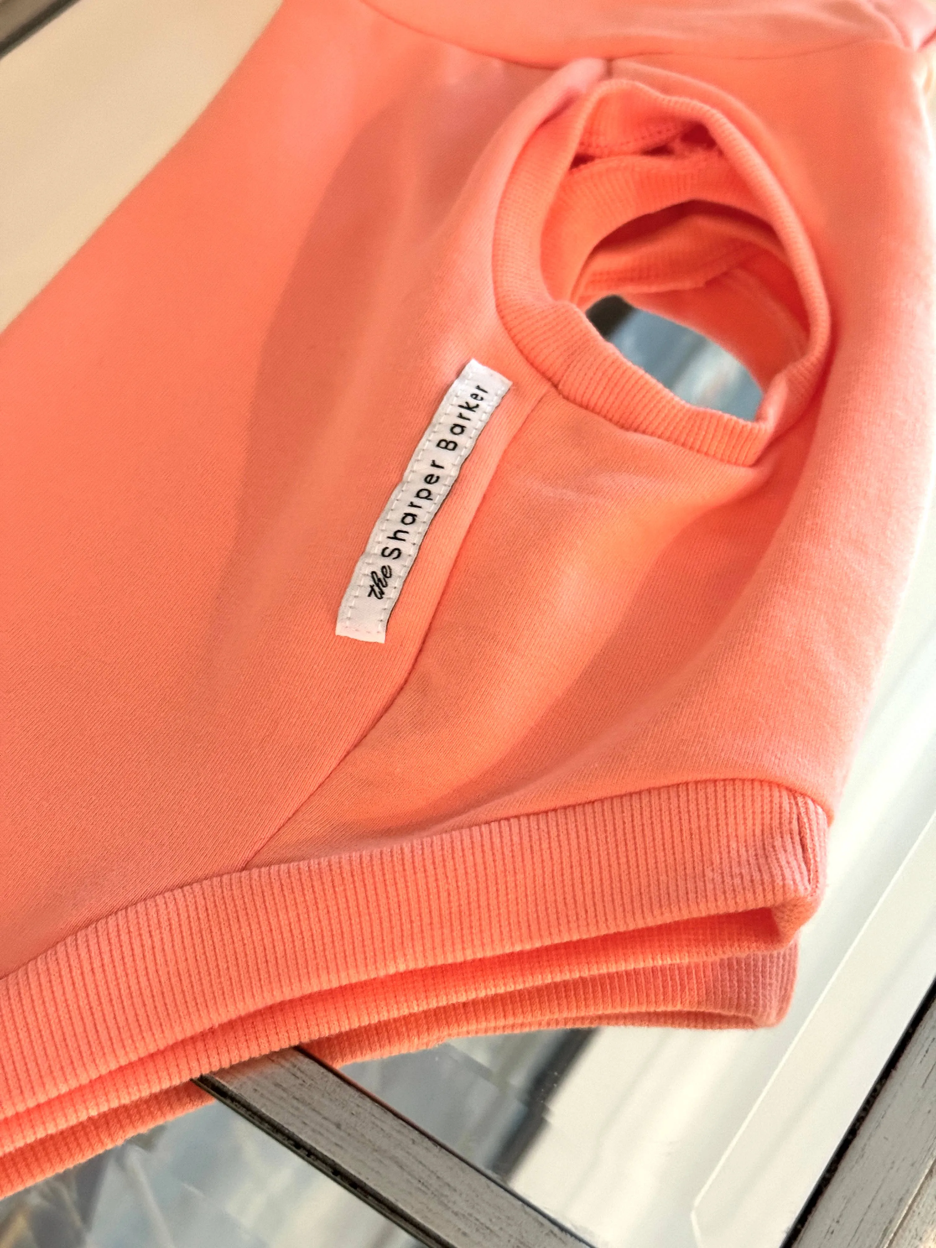 Bamboo Dog Hoodie - Peach