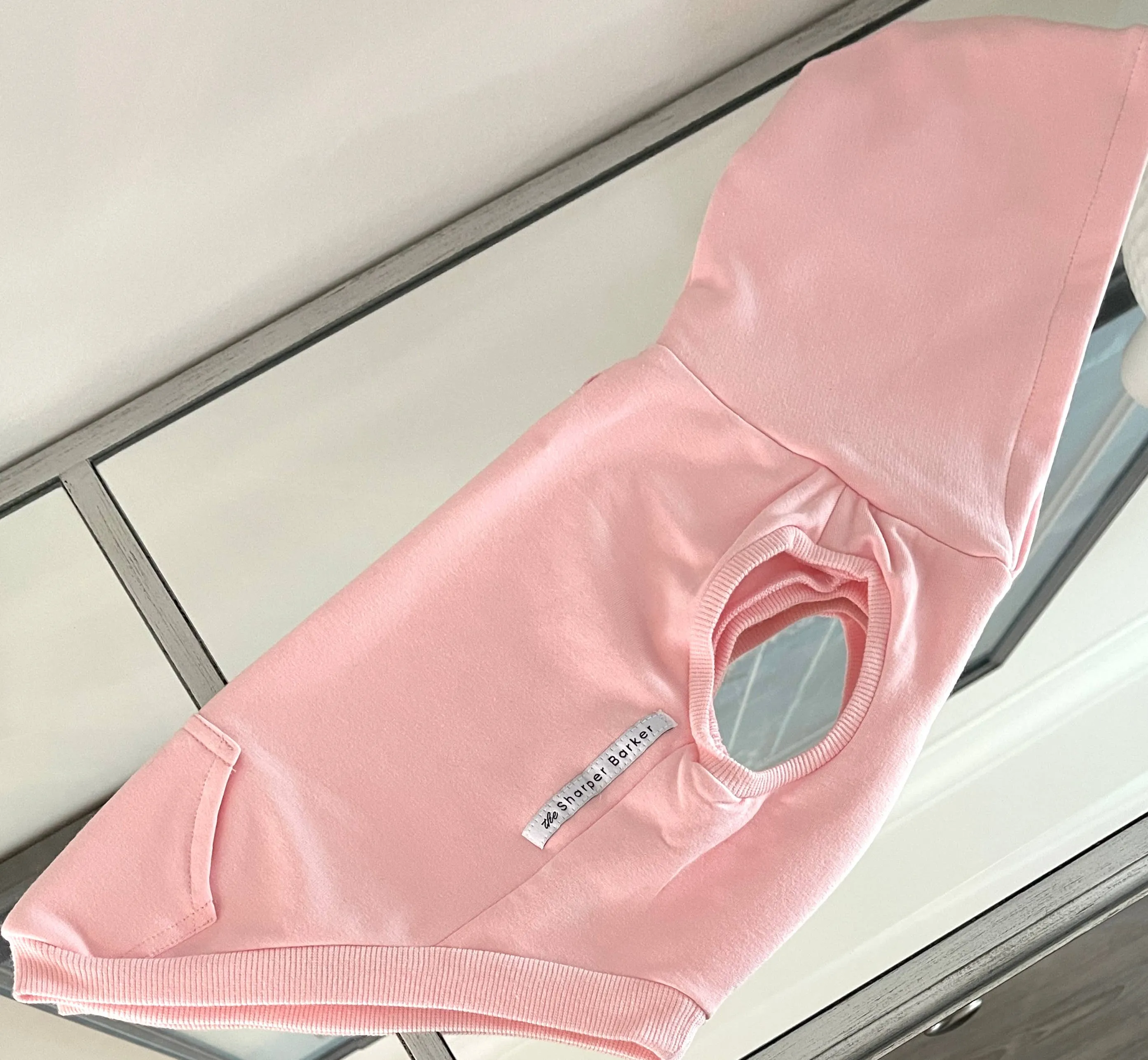 Bamboo Dog Hoodie - Pink