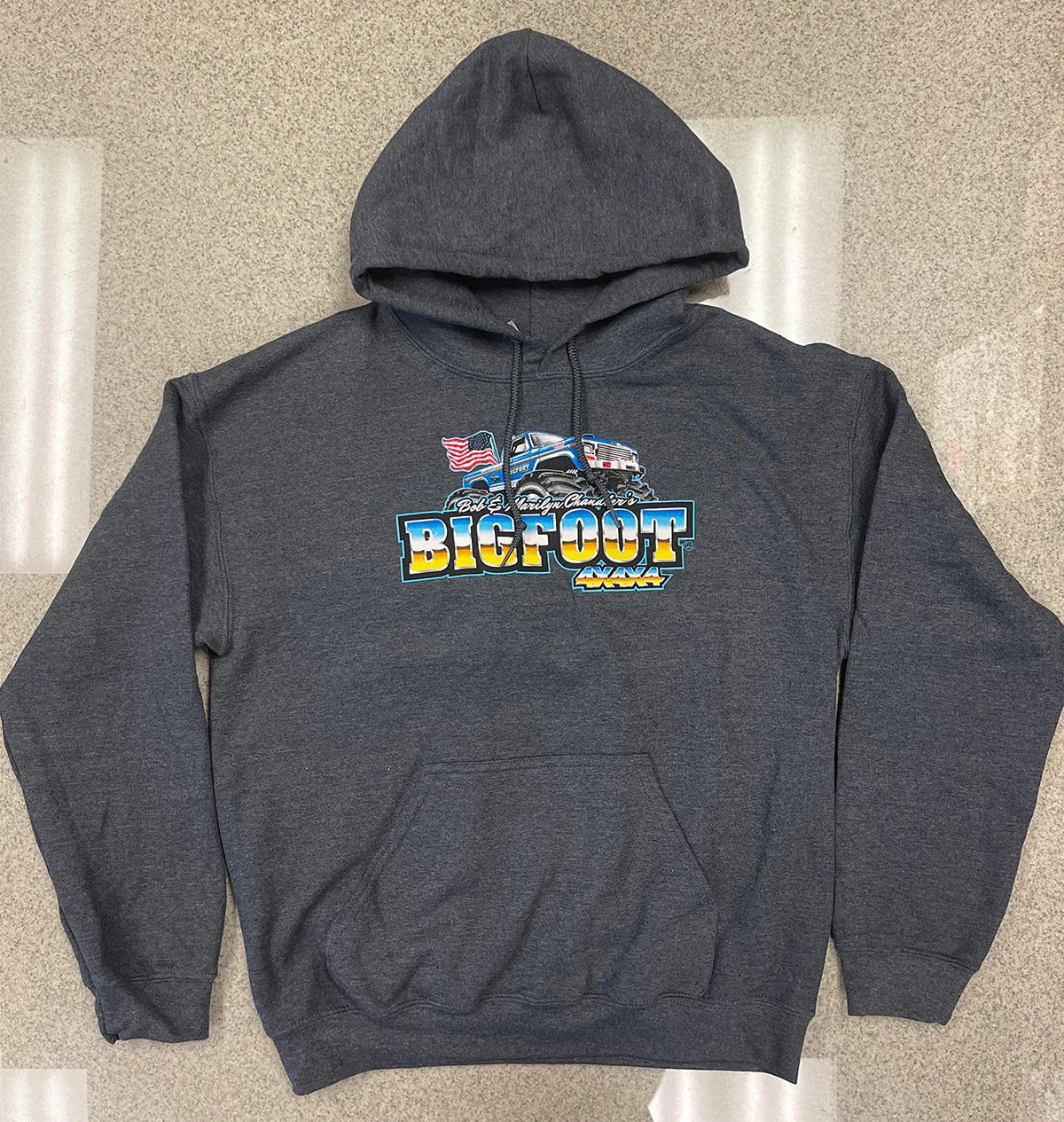 BIGFOOT 1 With Engine Adult Hoodie