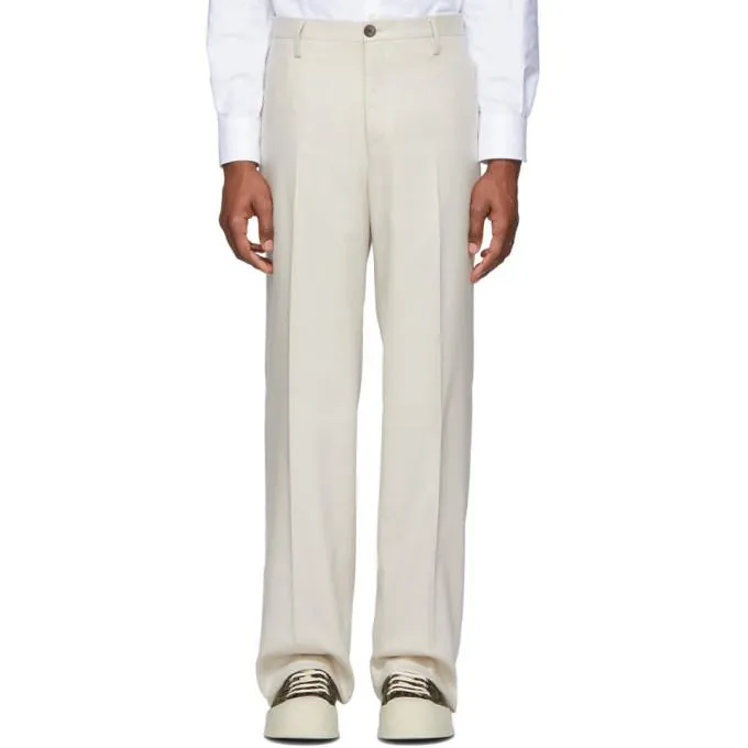 Eidos Beige Piquet Trousers