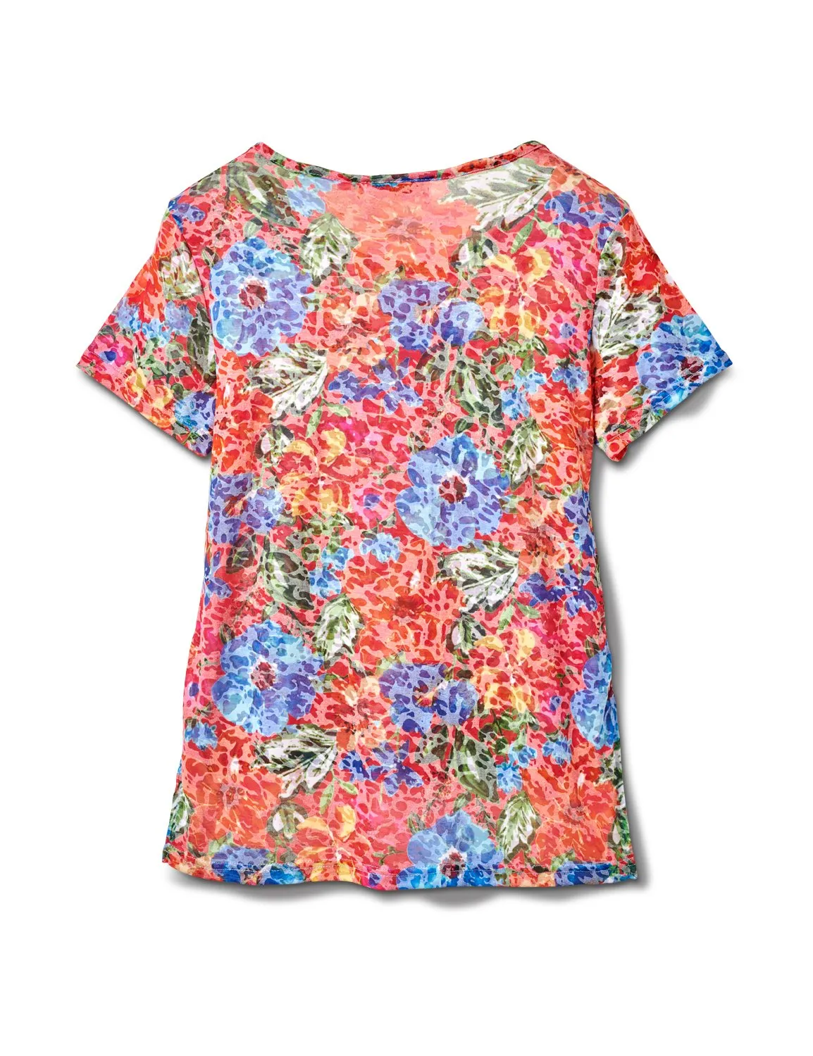 Floral Texture Knit Tee