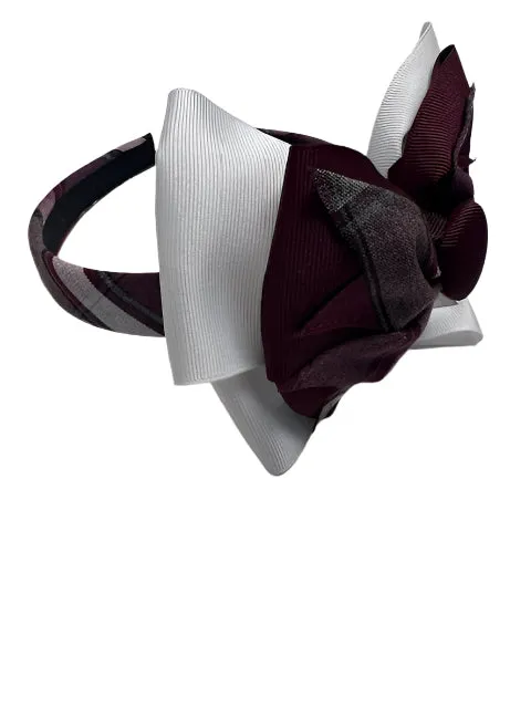 NEW Christ's Church Layered Bow on wrapped headband