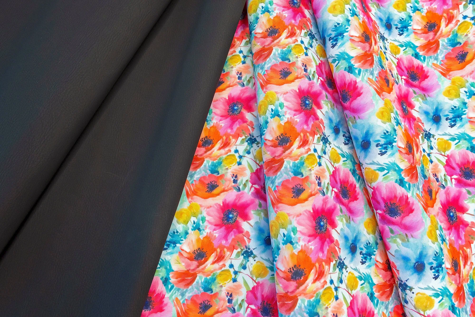 Poppy Fields Fabric Bundle for Bag Making