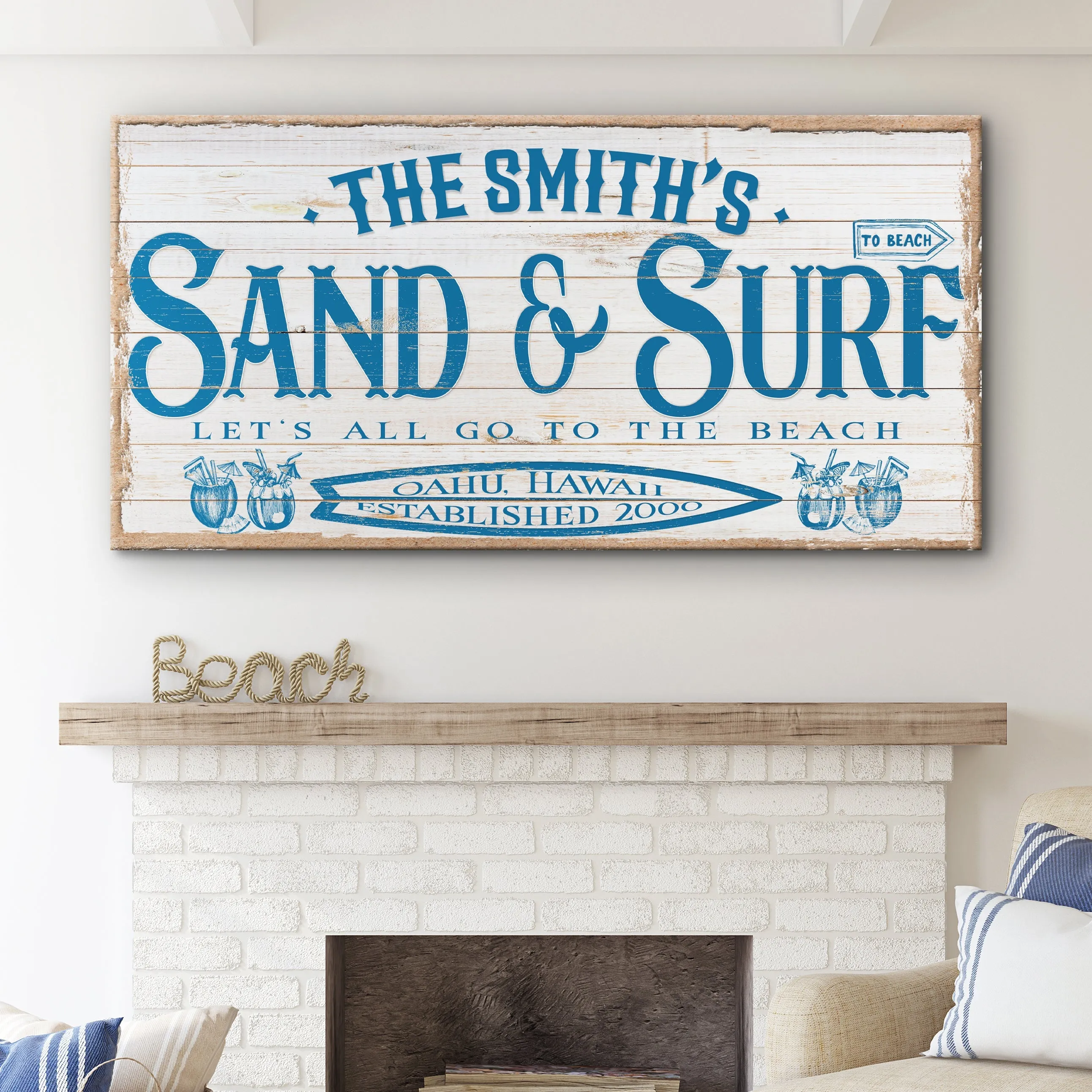 Sand & Surf Sign VIII
