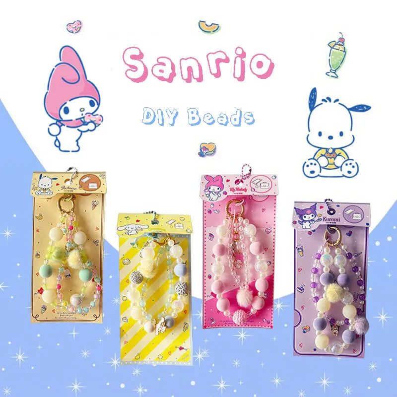 Sanrio Kawaii Aesthetic DIY Beaded Phone Strap