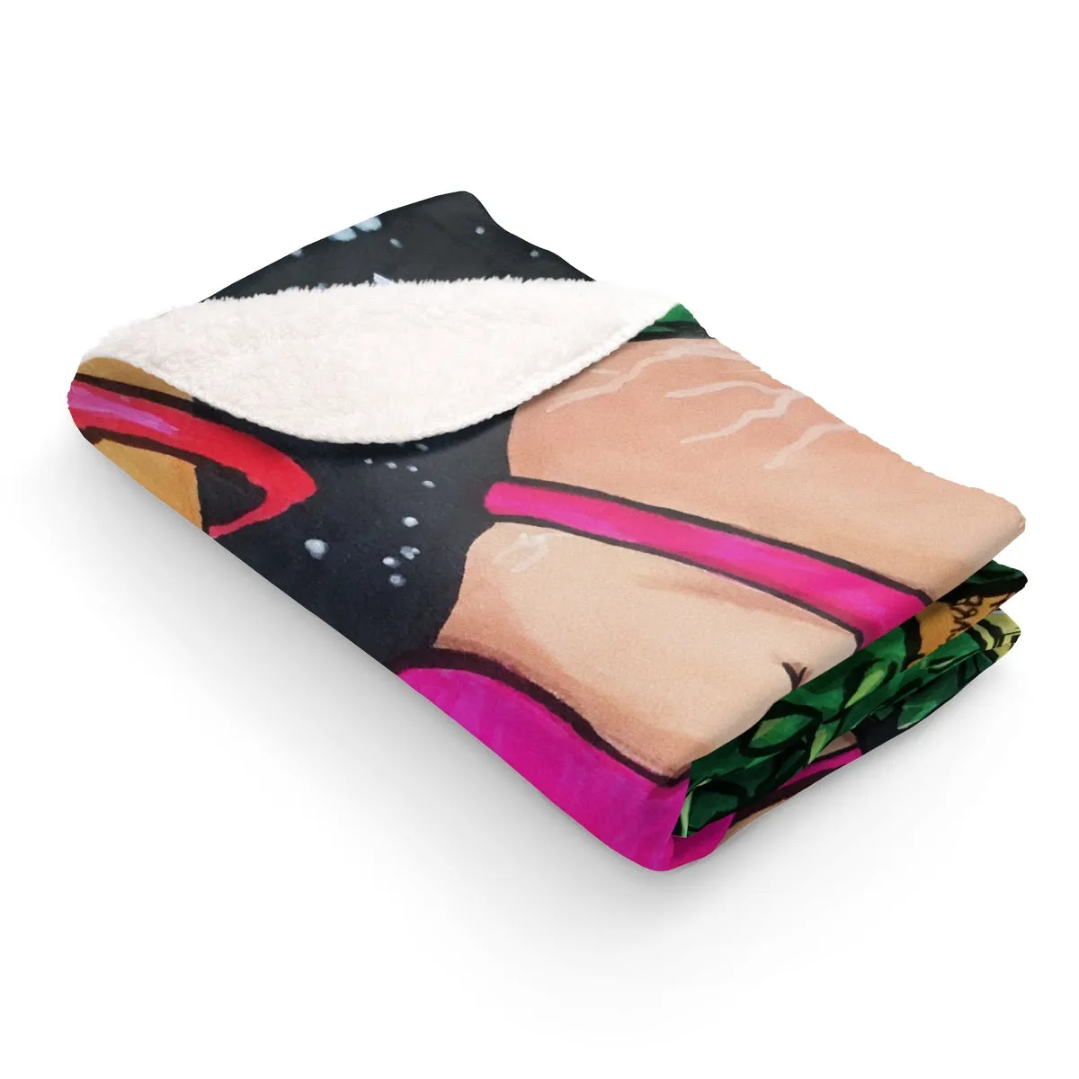 Sherpa Fleece Blanket - Tree of Life