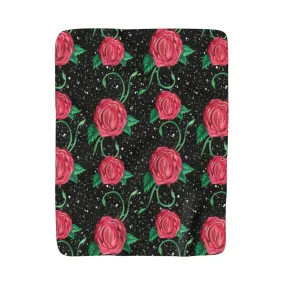 Sherpa Fleece Blanket - Vagina Roses
