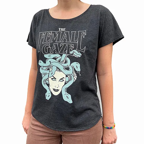 Women's The Female Gaze Medusa Scoop Neck T-Shirt